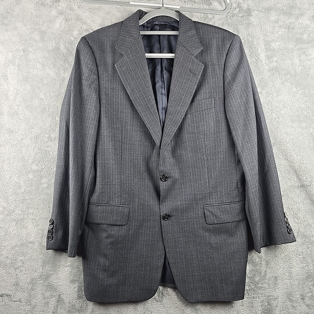 Hicky Freeman Sport Coat Mens 38R Loro Piana Tasmanian Super 120s Gray Blazer